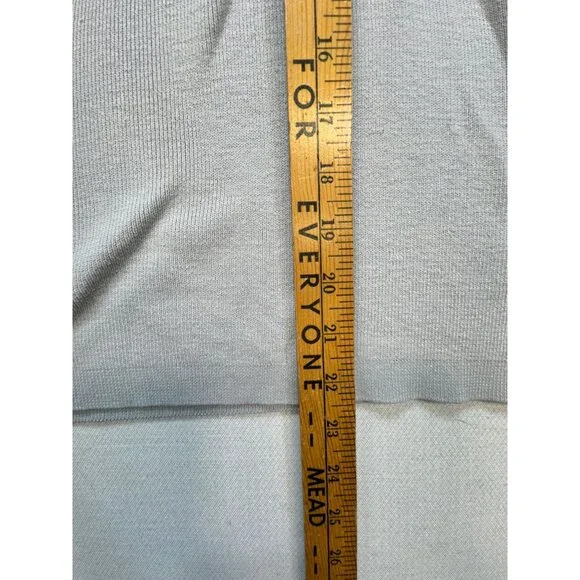 Vintage Tailor B. Moss Womens Knit Short Sleeve T-Shirt Sze L Gray Casual Summer - Picture 6 of 10